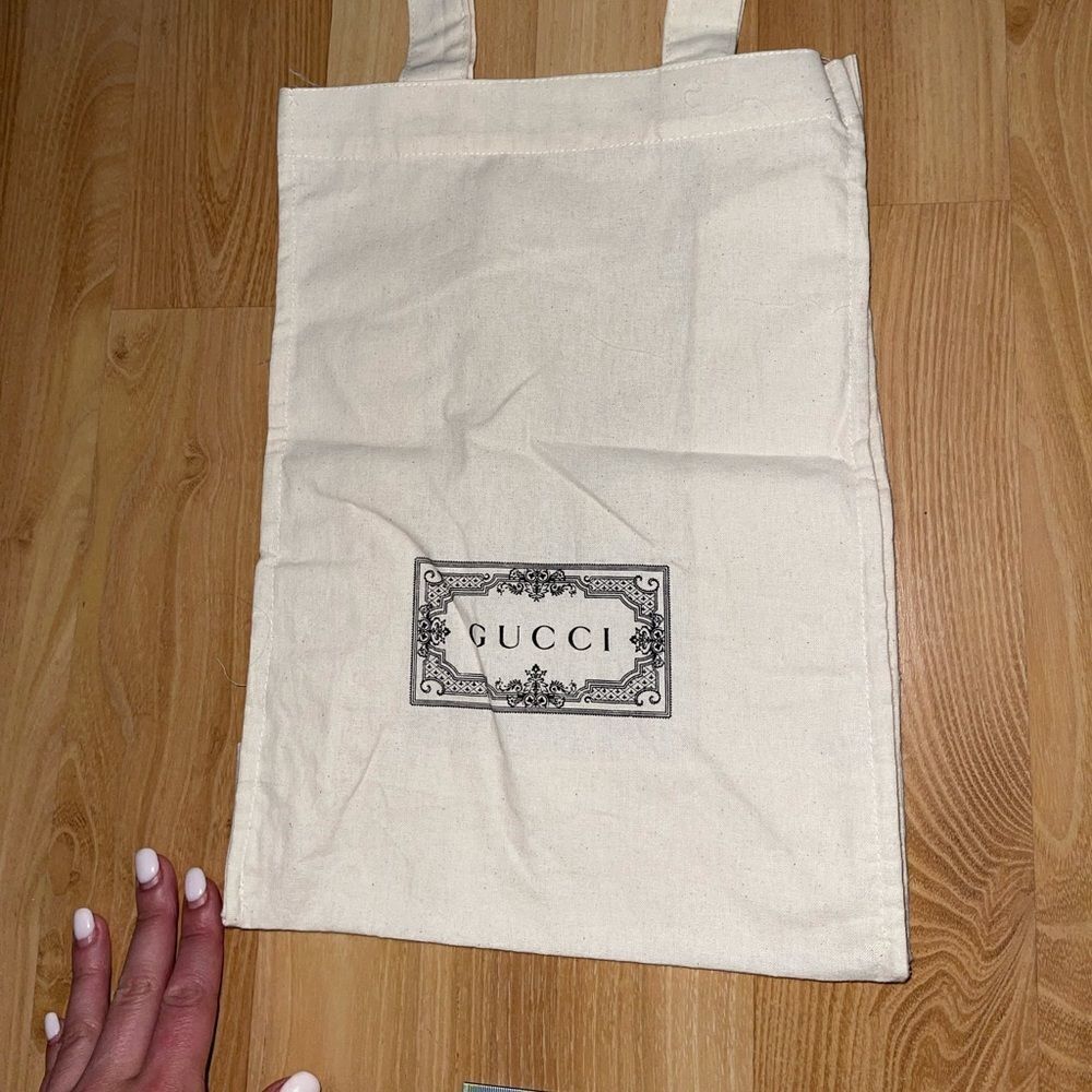 GUCCI Canvas Mini Tote Bag Gucci Canvas Mini Tote Bag GUCCI Canvas Mini Tote Bag - Picture 4 of 4